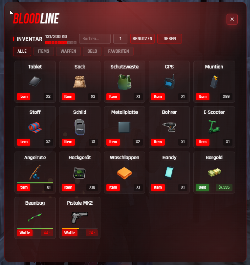 Bloodline Inventory NUI